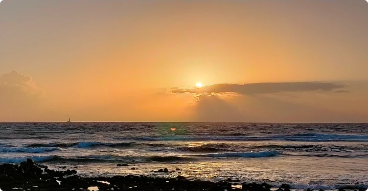 Sonnenaufgang über Gran Canaria