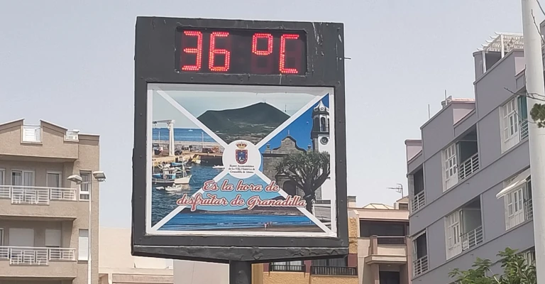2023 08 11 Teneriffa Medano Temperatur