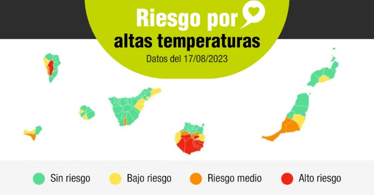 2023-08-17 Kanaren Temperaturen Karte