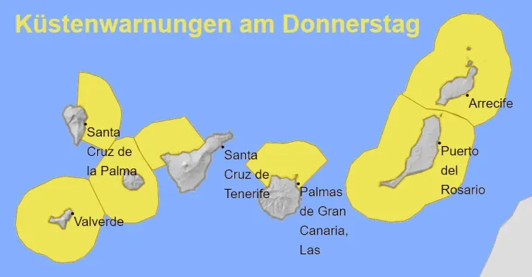 Wetterwarnung Kanaren