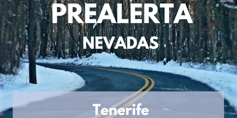 Teneriffa Schnee Vorwarnung